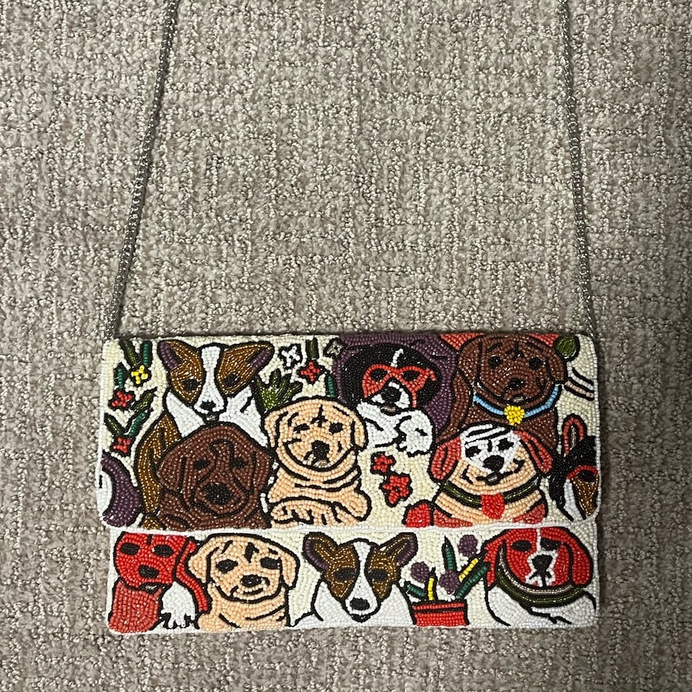 Beaded dog purse 🐶